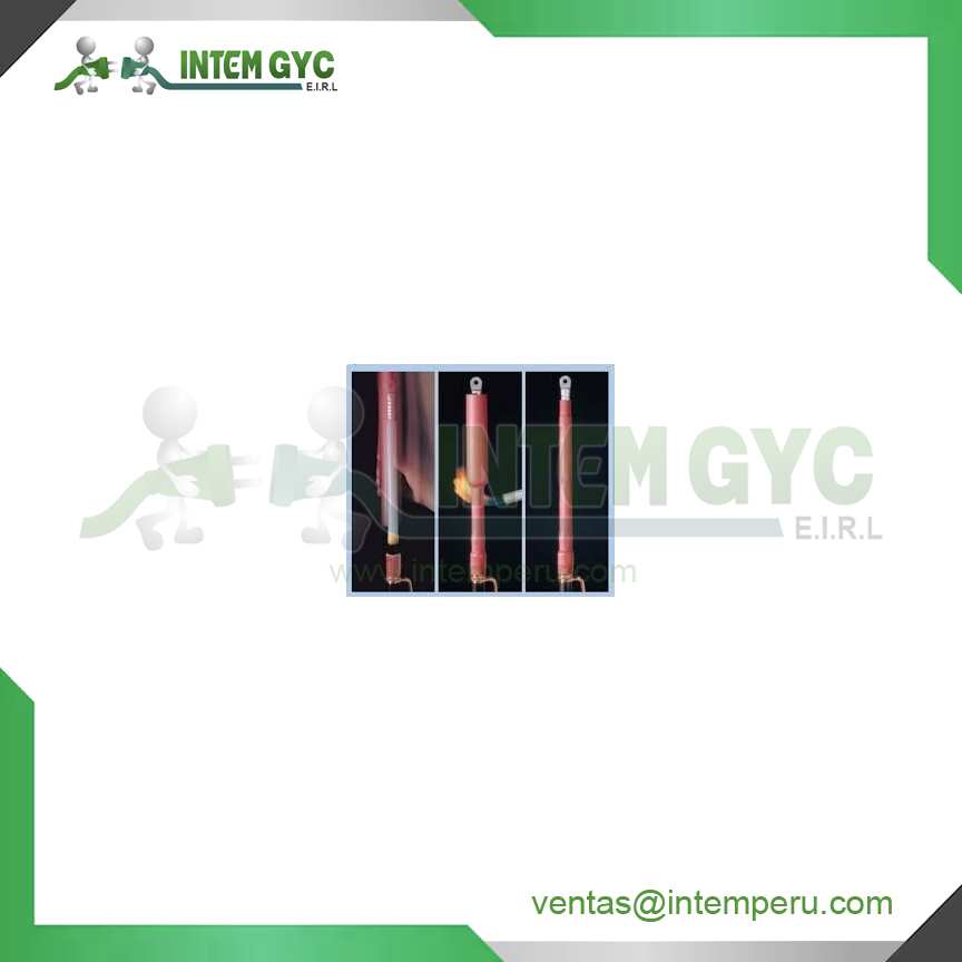 TERMINACION  INTERIOR PARA CABLE UNIPOLAR DE AISLAMIENTO SECO DE 18 - 30 KV