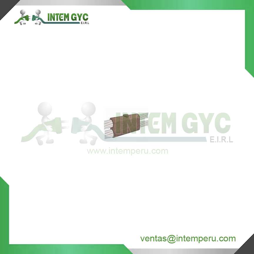 Molde para soldadura de cable de 120mm2 sobre cable de 120mm2 en paralelo y en horizontal