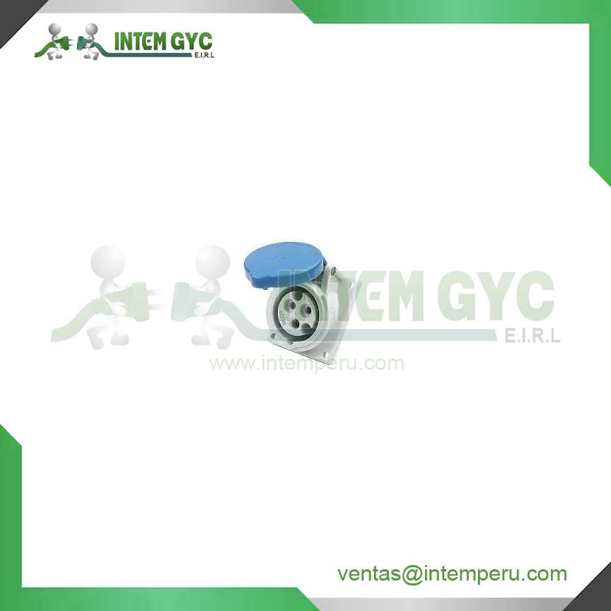 TOMA PARA EMPOTRAR DE 16A 2P+T 200 A 250A