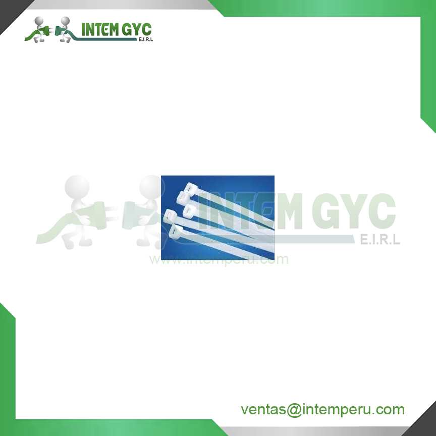 CINTILLO DE NYLON AMARRE 200X4.8MM (20CM)