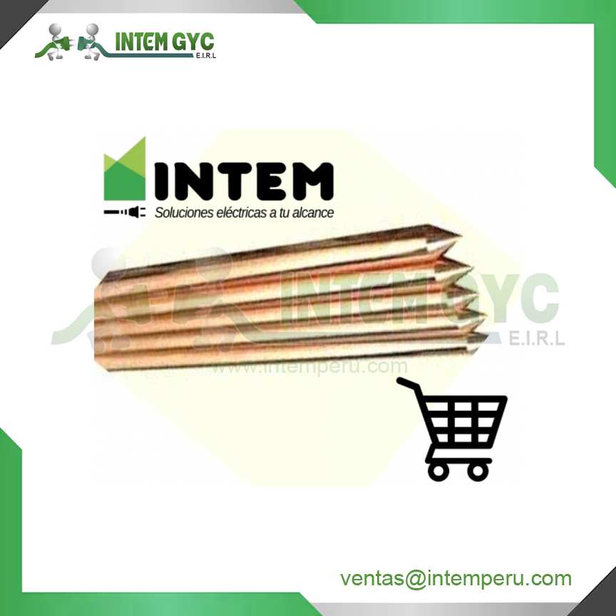 VARILLAS DE COBRE DE 5/8 POR 240 M